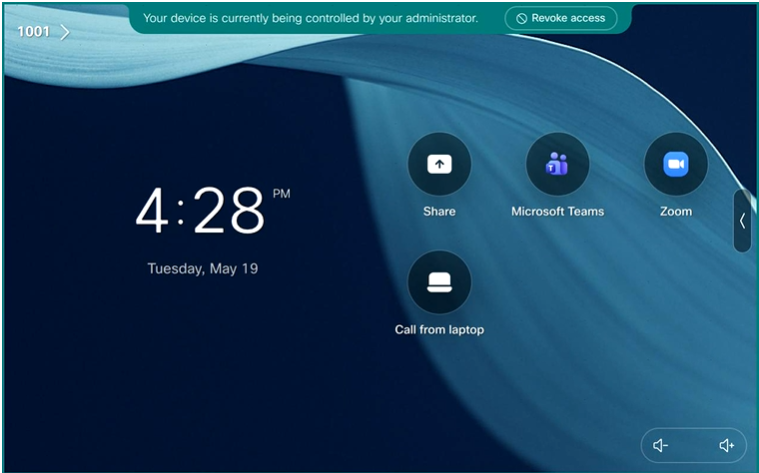 Cisco Navigator home screen
